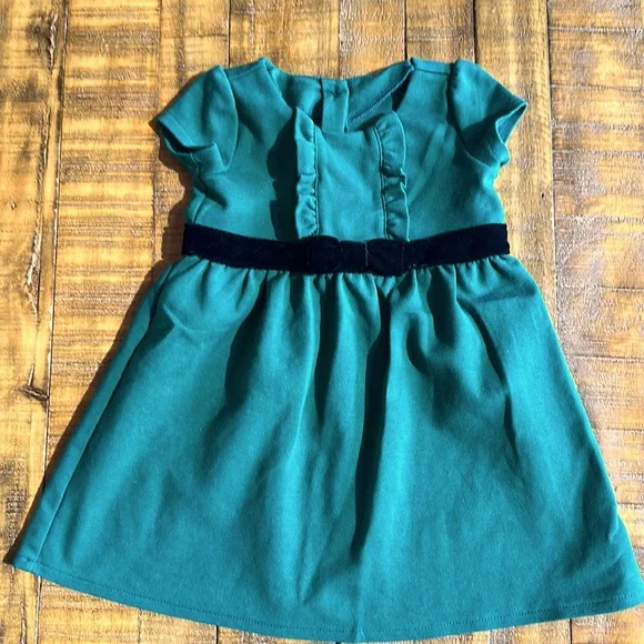 Gymboree | Dresses | Gymboree Girls 2t Dark Green Dress | Poshmark